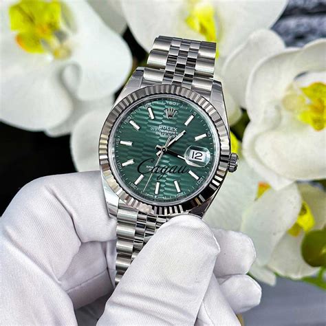 green motif rolex datejust|rolex datejust two tone price.